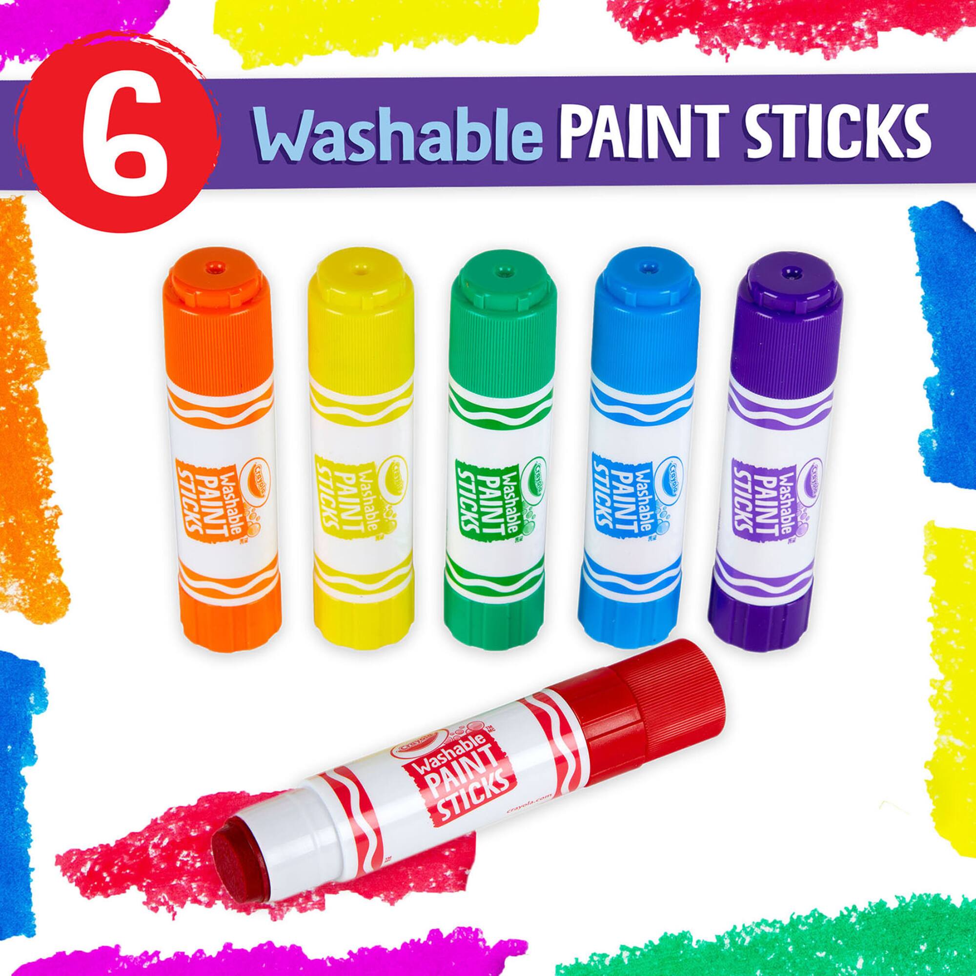 Crayola® Washable Paint Sticks, 3 Packs of 6